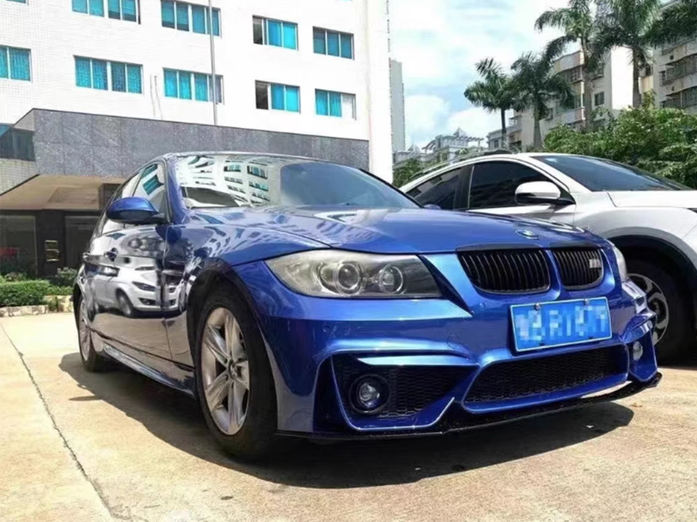 E90 pre lci to M4 front bumper with fog lamp car