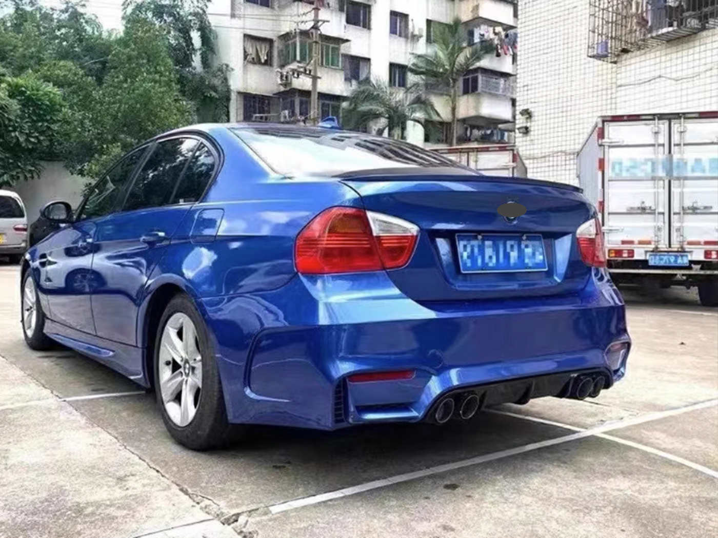 E90 to M4 rear bumper car
